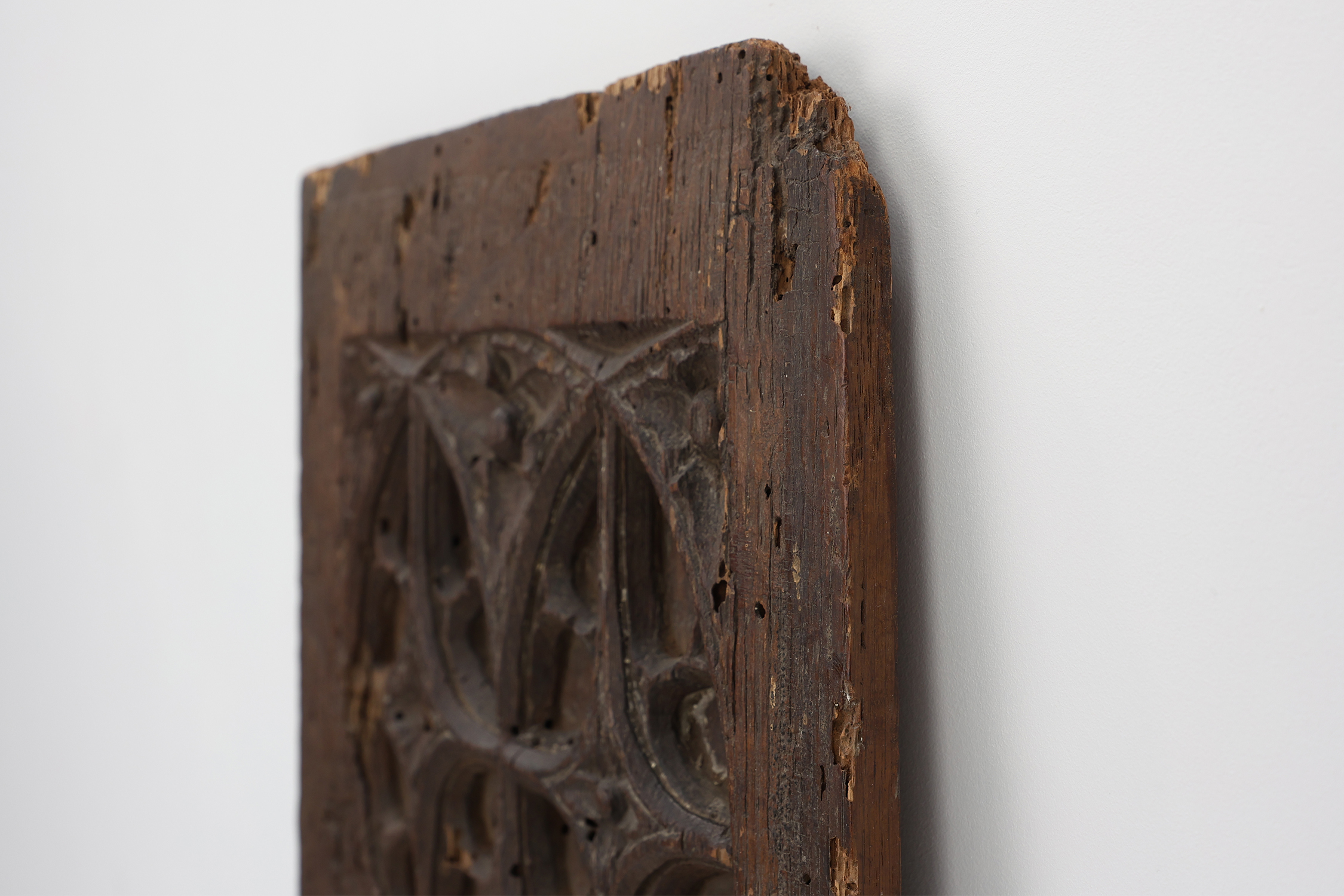 Late Gothic carved oak relief panel, France 15th centurythumbnail
